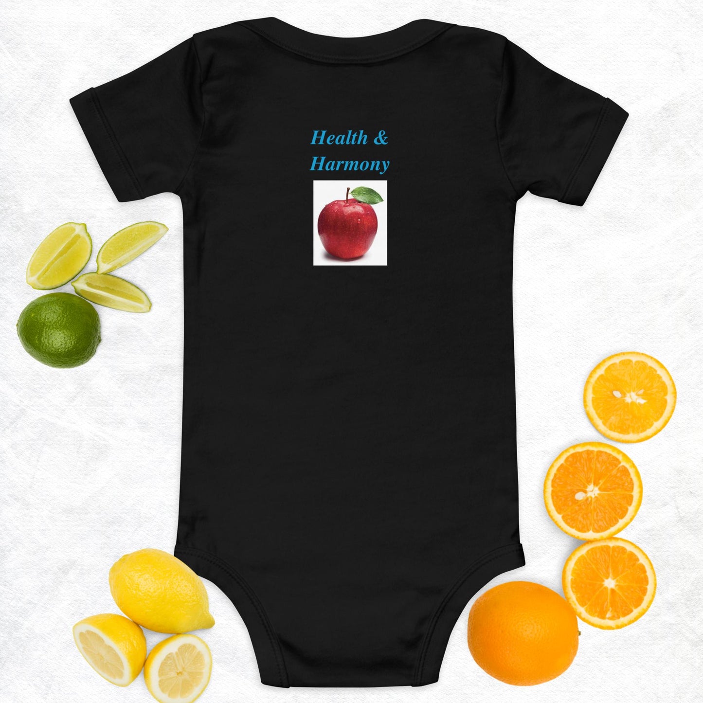 Dress Your Baby in Style with the Baby Short Sleeve One Piece Logo Design 👶