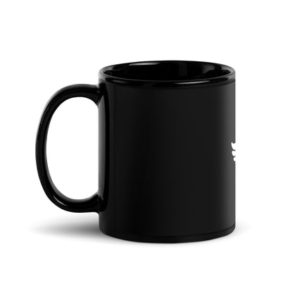 Custom Black Glossy Ceramic Mug – 11 oz & 15 oz Sizes | Stylish & Durable