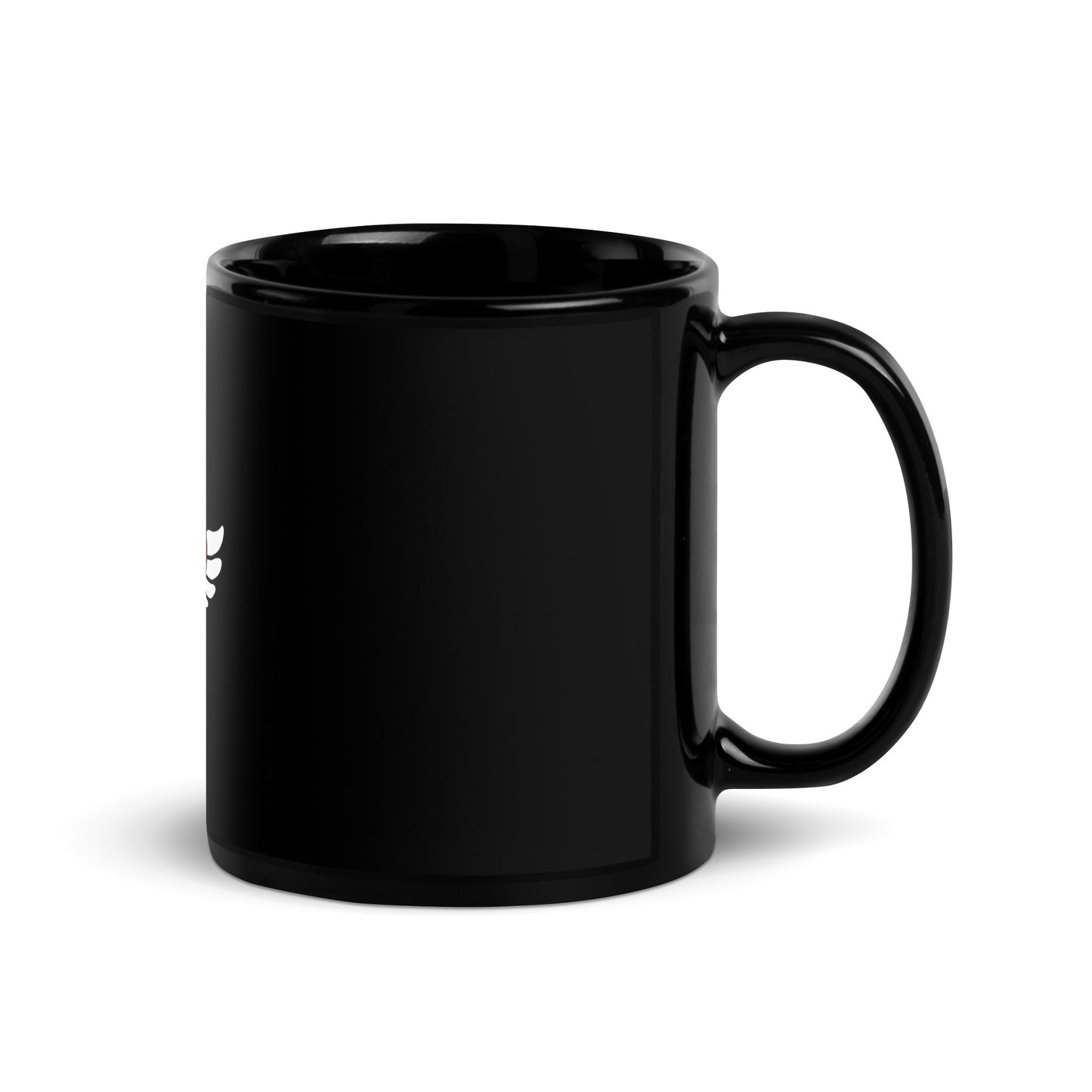 Custom Black Glossy Ceramic Mug – 11 oz & 15 oz Sizes | Stylish & Durable