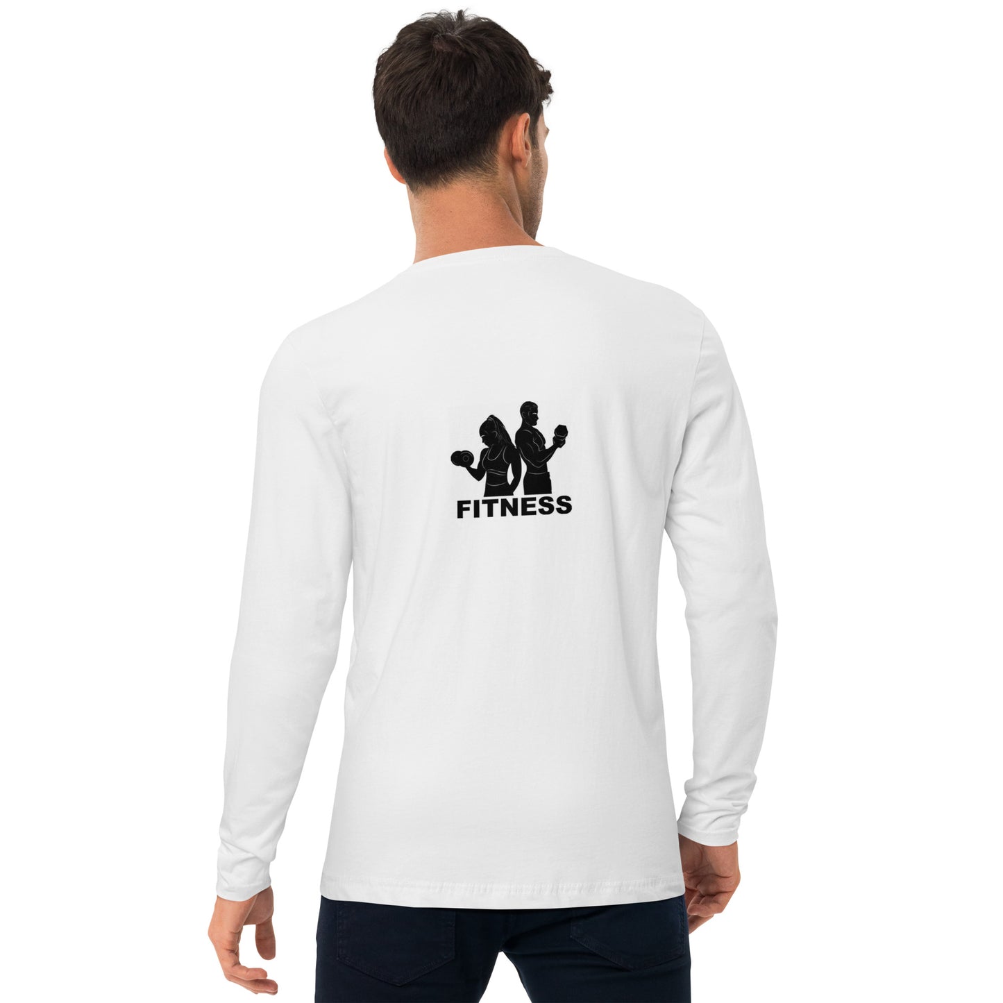 Push Your Limit Long Sleeve Workout T-Shirt – 100% Cotton, Soft & Comfortable